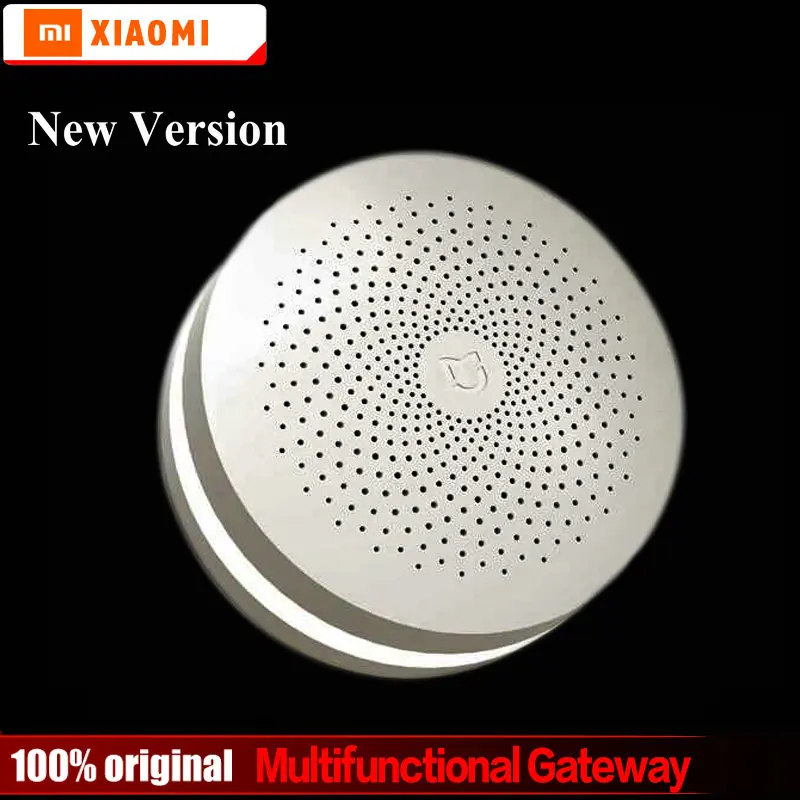 

Xiaomi MIJIA Multifunction Gateway Upgrade Version Smart Home Automation Control Center Alarm System Control Mi Door Sensor Bell