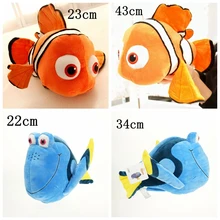 1pcs Plush Finding Nemo toys Nemo and Dory fish Stuffed Animal Soft Plush Toy for baby