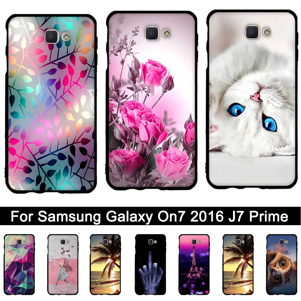 Чехол для samsung Galaxy ON7 2016 J7 Prime силиконовый чехол On7 G6100 3D рельефные чехлы с