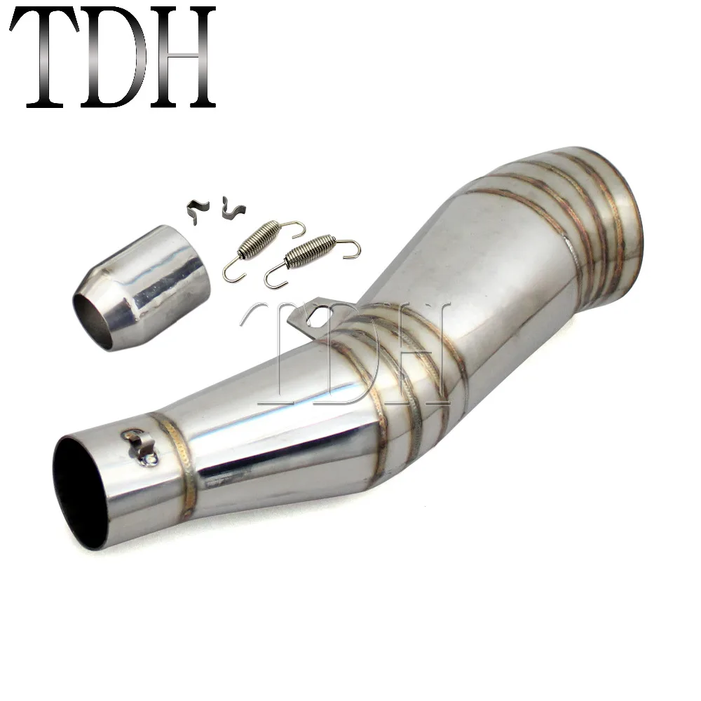 38mm-51mm Exhaust Muffler Stainless Steel Silencer Pipe With Db-killer Universal For 125cc-1000cc Street Sport Motorcycles