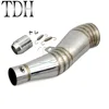 38mm-51mm Exhaust Muffler Stainless Steel Silencer Pipe With Db-killer Universal For 125cc-1000cc Street Sport Motorcycles