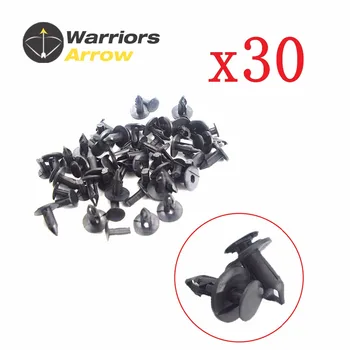 

8E0825267 For VW Golf Plus Passat For Audi For FORD For Suzuki 30pcs Clips 8mm PushType Clip Nylon Wheelhouse Liner Retainer