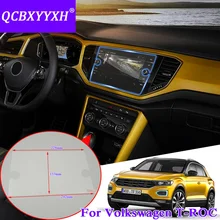 QCBXYYXH для Volkswagen T-ROC автомобильный Стайлинг gps навигационный экран Стеклянная защитная пленка приборная панель Дисплей Защитная пленка