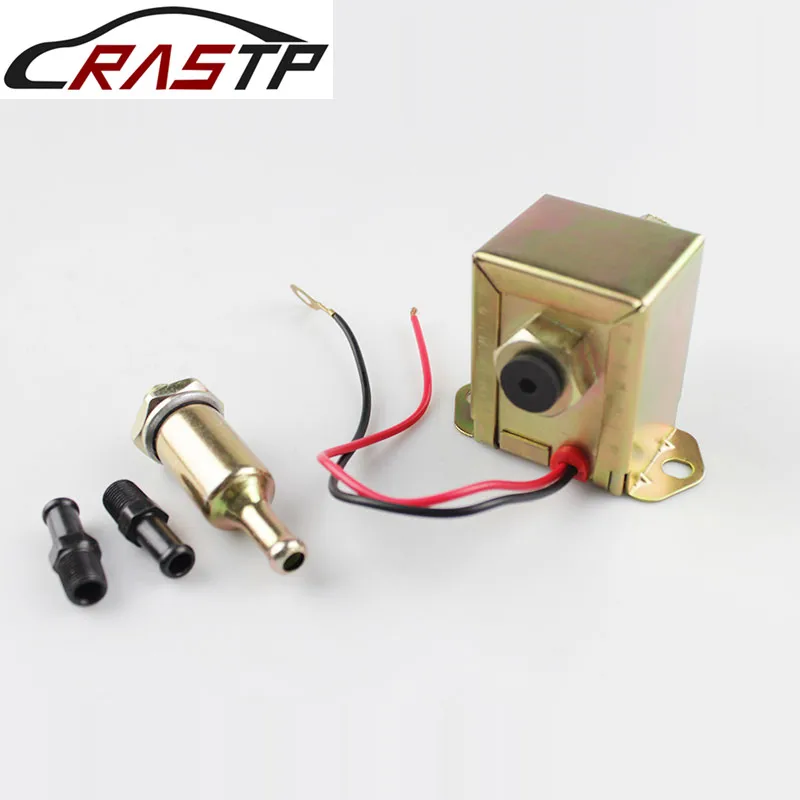 

RASTP-1 Set Electric 12V Low Pressure Fecet Red Top Square Fuel Pump 40104 40106 40107 P502 for Ford Carburetor RS-FP018