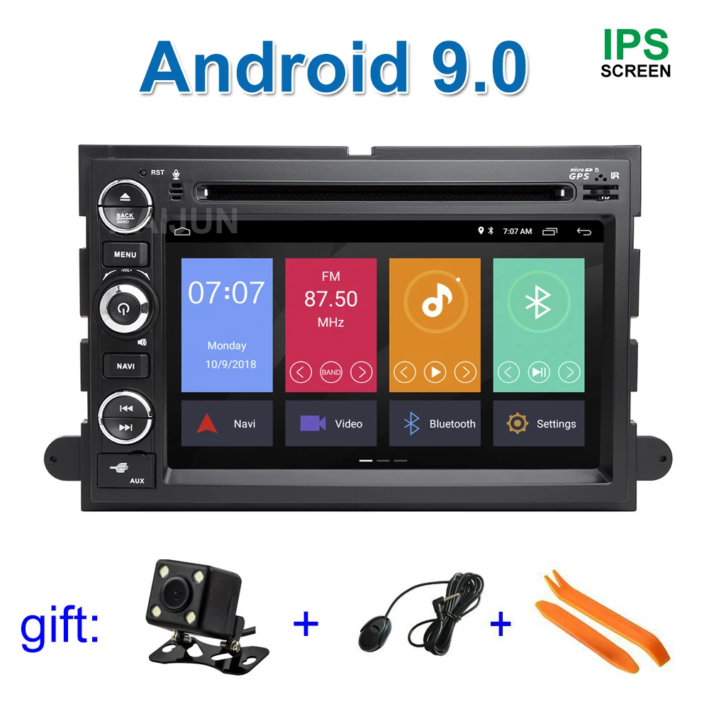 

64G IPS DSP Android 9 Car DVD Player for Ford 500/F150/Explorer/Edge/Expedition/Mustang/fusion/Freestyle Radio Stereo GPS