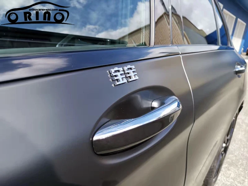 Black Satin Ceramics Vinyl Film Wrap-1
