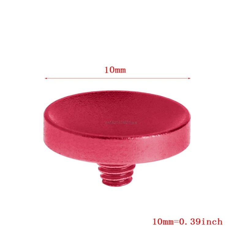4PCS 10mm Concave Shutter Release Button Metal For Fuji X100 100s X20 X10 M3 M6