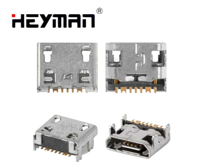 Разъем для зарядки Heyman Samsung I739 J120H Galaxy J1 S5280 S7710 S6790 S6810 S7262 S7390 S7392C(7 контактов micro USB type