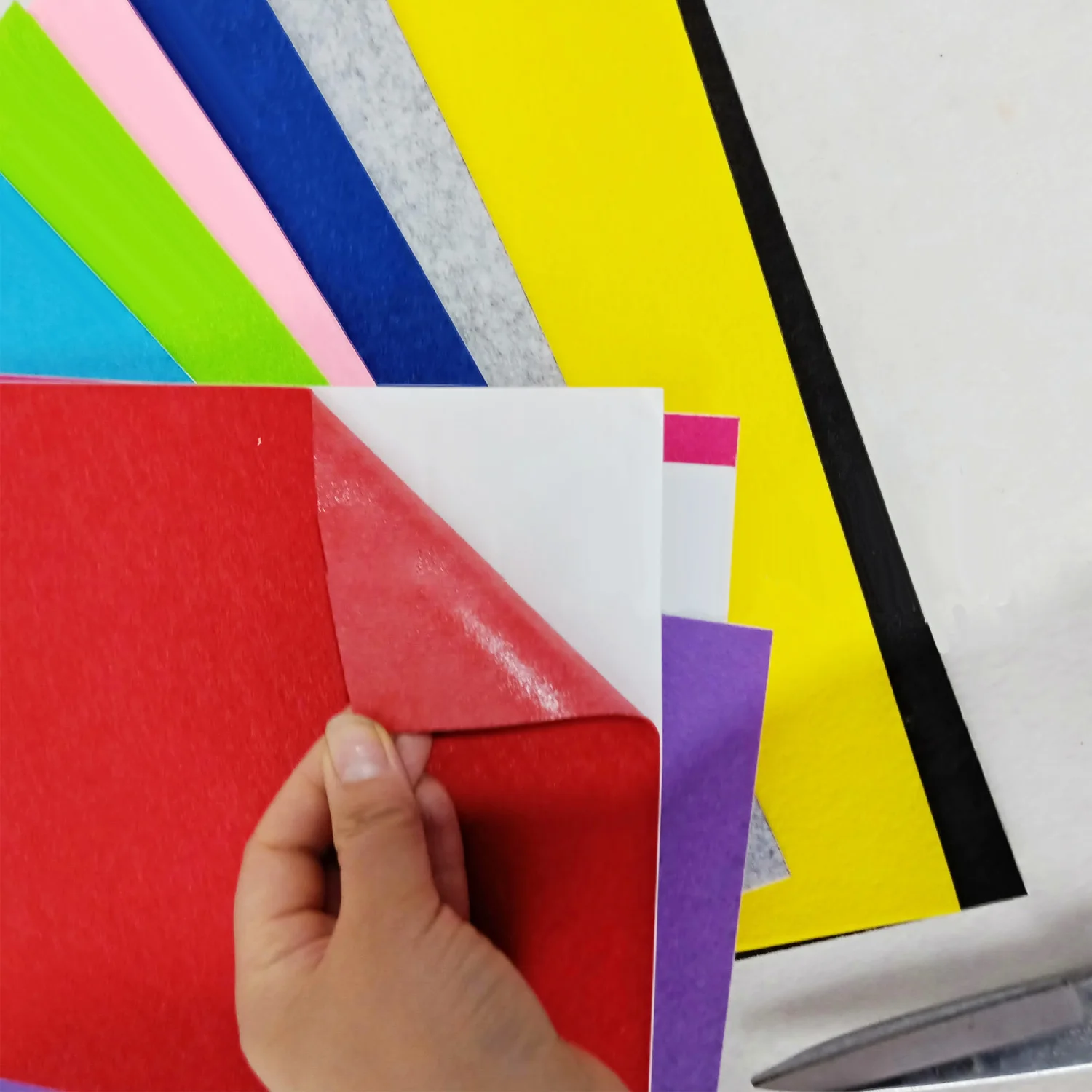 10PCS A4 Size Self adhesive Felt Back Sheets for Furniture DIY Craft