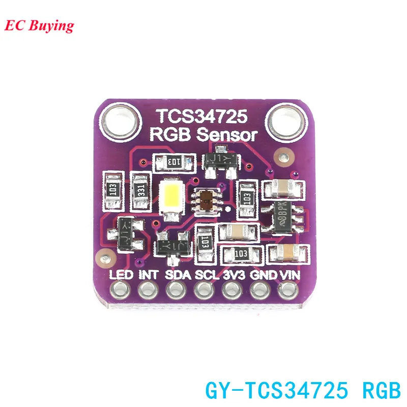 Модуль датчика TCS34725 RGB Φ цветовой датчик светодиодный для Arduino Электронная