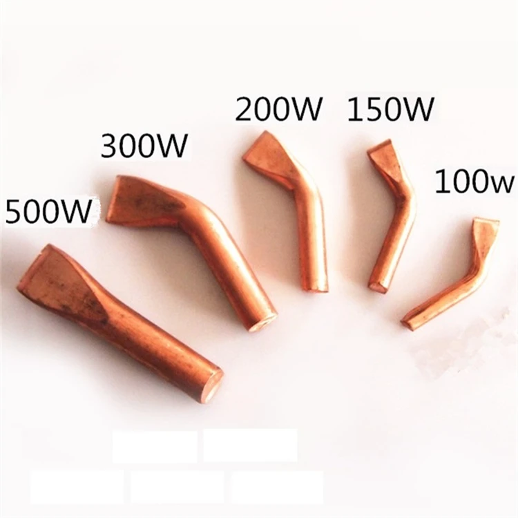 stainless welding wire Welding Tips Electric Soldering Iron Tip 100W/150W/200W/300W/500W Pure Copper Replaceable Head Extral Heated Solder Supplies stainless filler rod