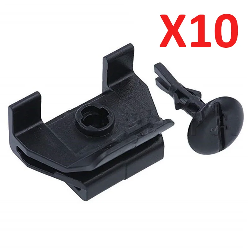 

10pcs Sets Rear Bumper Tow Cover Clip Towing Eye Trim for Toyota Camry Corolla