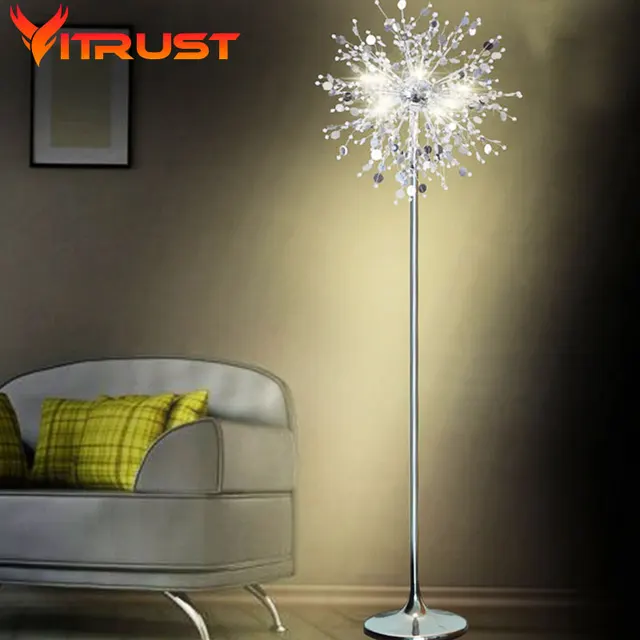 Lampadaire De Salon Nowoczesne Kryształowe Lampy Stojące Led Lampy