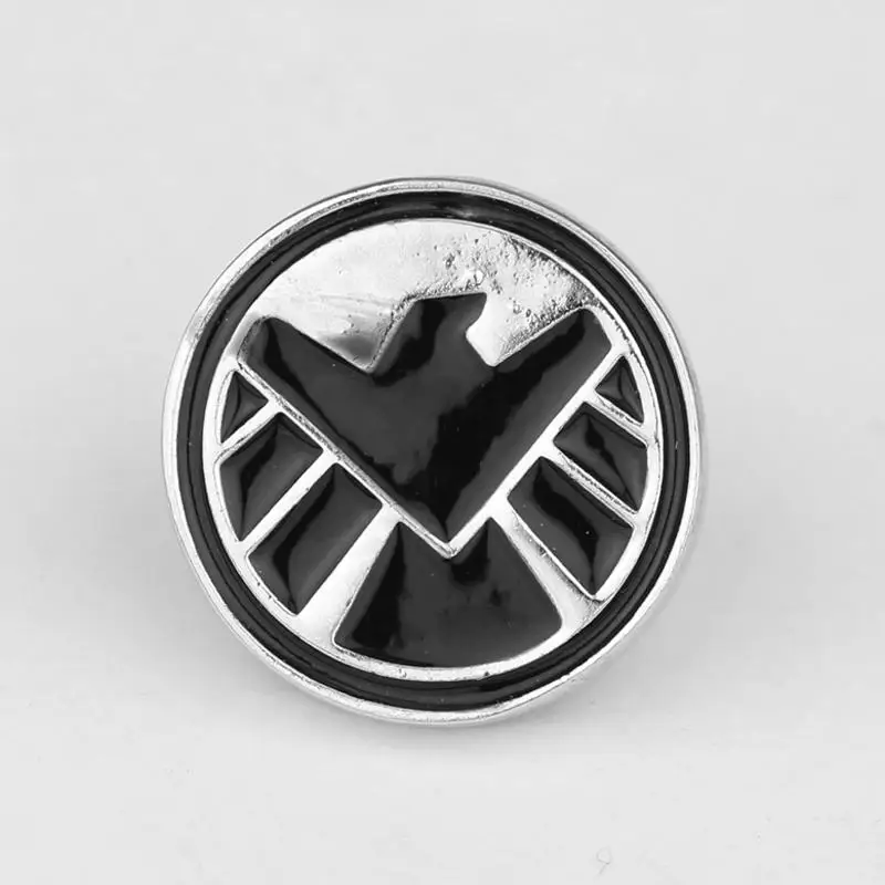 Фильм брошь «Мститель» булавки Тор Человек-паук Капитан Америка Супермен S логотип булавка для детей значок подарок ювелирные изделия - Окраска металла: x23