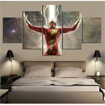 

Home Decoration 5 Pieces Prints Painting Pictures Wall Art Flash Modular Minimalism Canvas Poster Modern Bedside Backgrounds