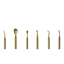 6 шт. наконечники для воска/горшок для стоматологической лаборатории Электрический воск резной нож ручка восковая машина