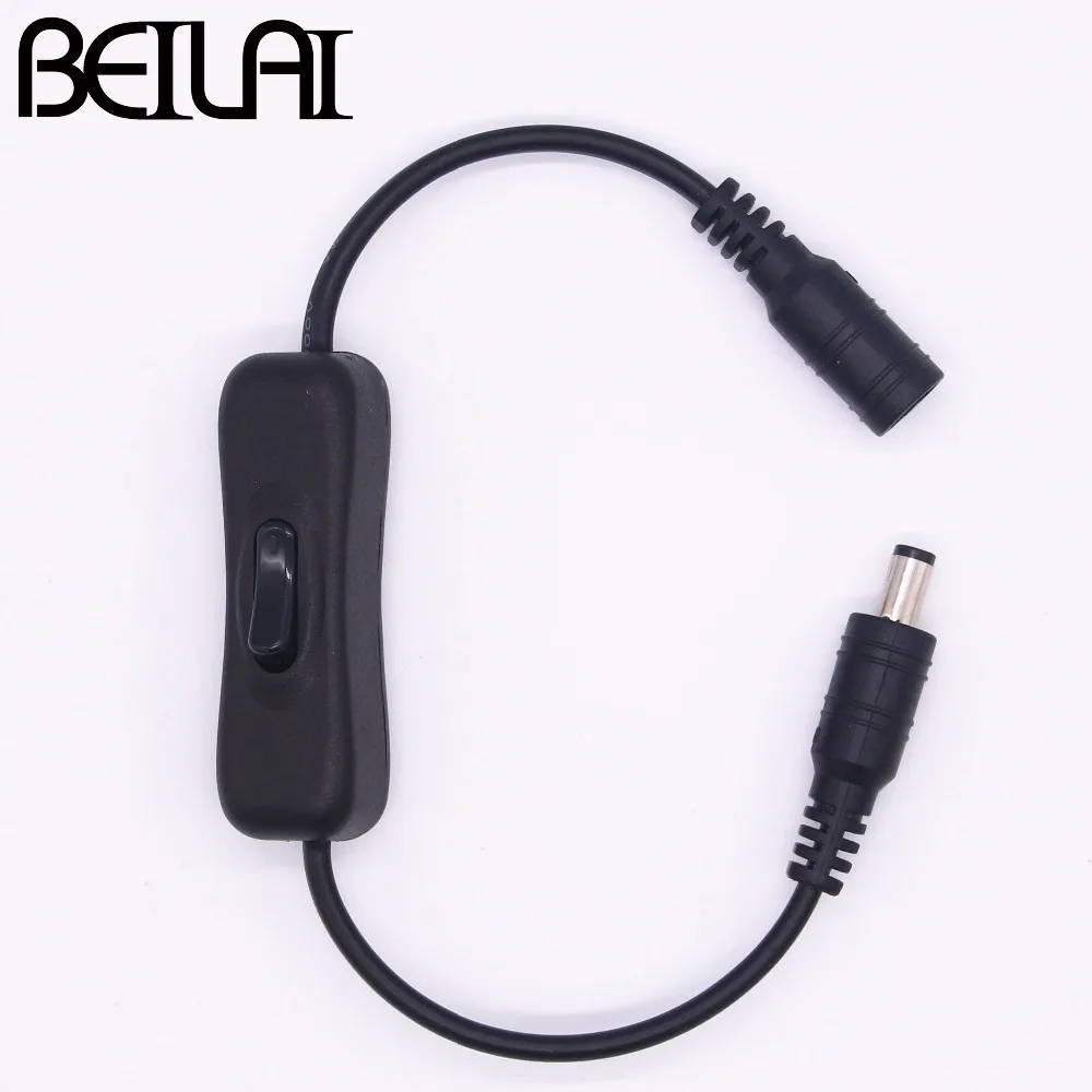 BEILAI DC5 24V DC Мужской и женский переключатель разъема встроенный 304 ВКЛ. Для SMD 5050 5630