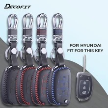 Кожаный чехол для ключей для hyundai Porter Avante Grandeur Tucson ELANT Sonata 8 Santafe i30 HB20 Solaris Verna IX25 ix35 Keybag