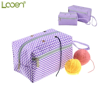 

Looen Brand Yarn Storage Bag Handbag Needle Knitting Bag Tote Storage Case For Crochet Hook Knitting Needles Sewing Accessories