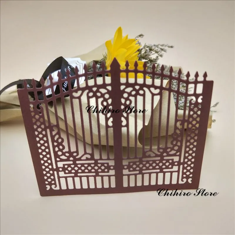 الباب يموت السياج المعادن قطع يموت جديد ل سكرابوكينغ DIY ألبوم النقش مجلد ورقة بطاقة صانع قالب الإستنسل
