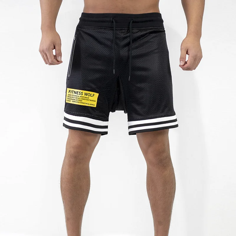 

FRMARO New Arrival 2019 Summer Mens Fitness Bodybuilding Breathable Quick Drying Short Gyms Men Casual Joggers Shorts