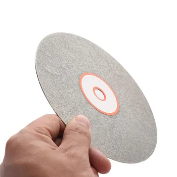 

6 Inch 240# Diamond Coated Flat Lap Wheel Jewelry Grinding Polishing Disc