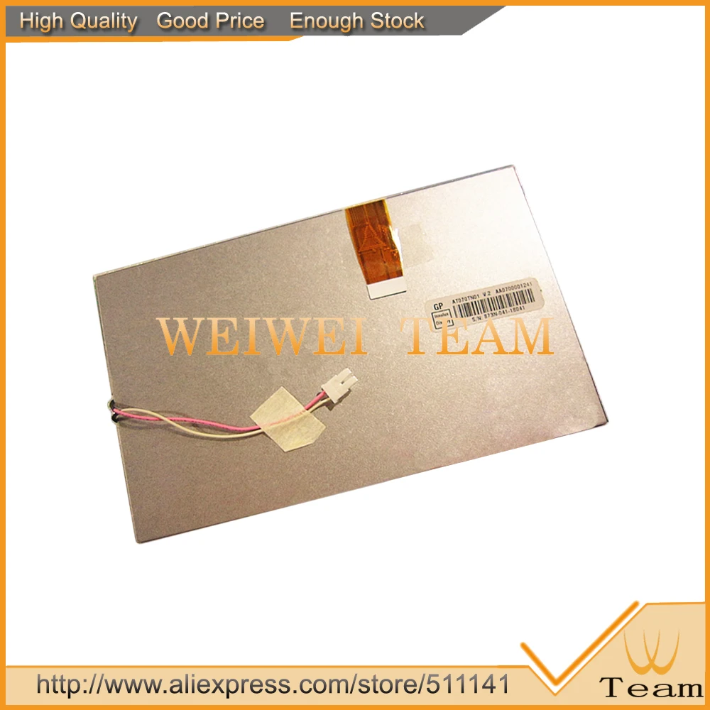 7.0&quot inch TFT LCD Screen For Innolux AT070TN01 V2 V.2 GPS Display Panel Replacement | Запчасти для телефонов