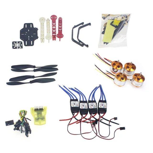 $79.71  RC Drone Quadrocopter 4-axis Aircraft Kit F330 MultiCopter Frame MINI CC3D Flight Control No Transm