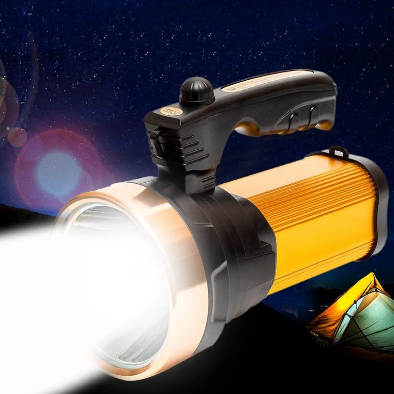 

1 Pcs Bright Torch Flashlight Searchlight LED Handheld Rechargeable Portable for Outdoor DAG-ship