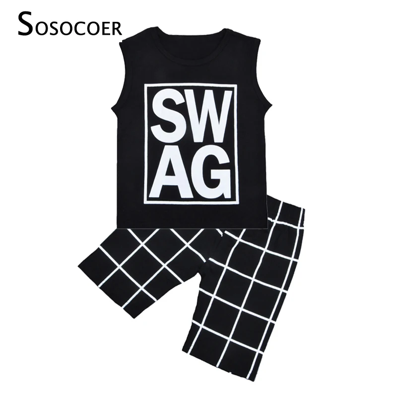 Buy SOSOCOER New 2017 Summer Baby Boy Clothing Sets
