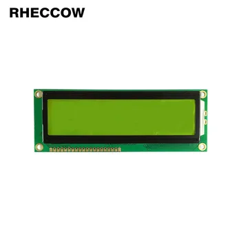

RHECCOW 5v 16032 160*32 dots Graphic Matrix LCD Module Yellow Green Backlight Black character size is 122*44