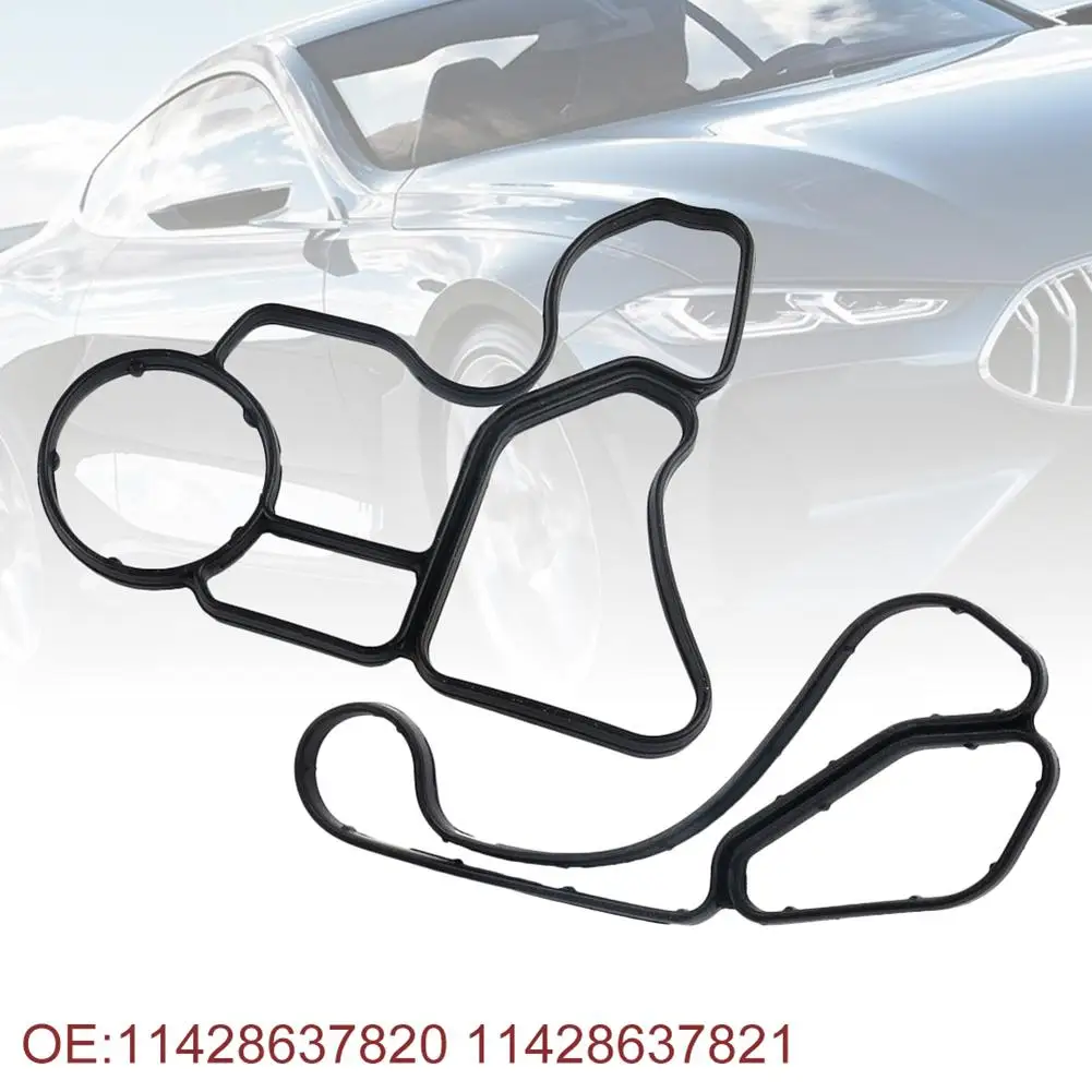 Car Oil Filter Housing Gasket Cooler Seal Set 11428637820/11428637821