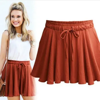 

ZOGAA Summer Women Shorts High Waist Loose Cotton Plus Size 5XL Elegant Female Slacks Large Size Casual Beach Bow Shorts Shirts