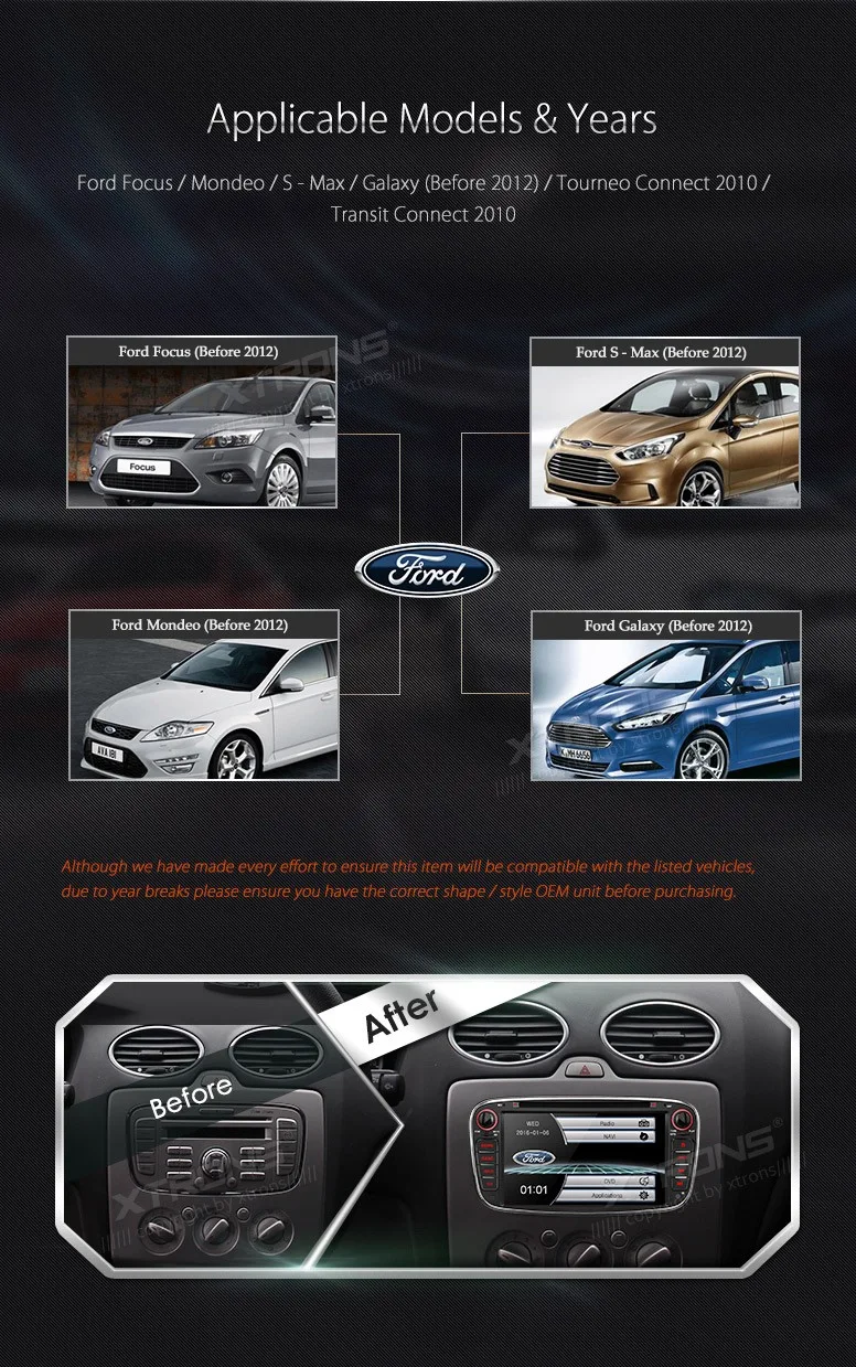 Best XTRONS 7" HD Radio 2 din Stereo Car DVD Player GPS For Ford Kuga 2008 2009 2010 2011 2012/Galaxy II Focus II Mondeo C-Max S-Max 2 Best XTRONS 7" HD Radio 2 din Stereo Car DVD Player GPS For Ford Kuga 2008 2009 2010 2011 2012/Galaxy II Focus II Mondeo C-Max S-Max 2