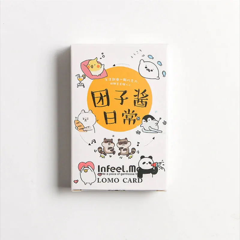 

28 Pcs/box Animal's daily mini greeting cards blessing card message cards birthday card postcard gift