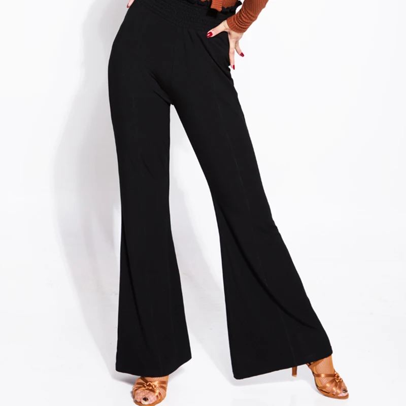 

Latin Dance Pants Lady Salsa Samba Cha Cha Dancing Black Clothes Women Ballroom Practice Performance Stage Fashion Wear DNV11456