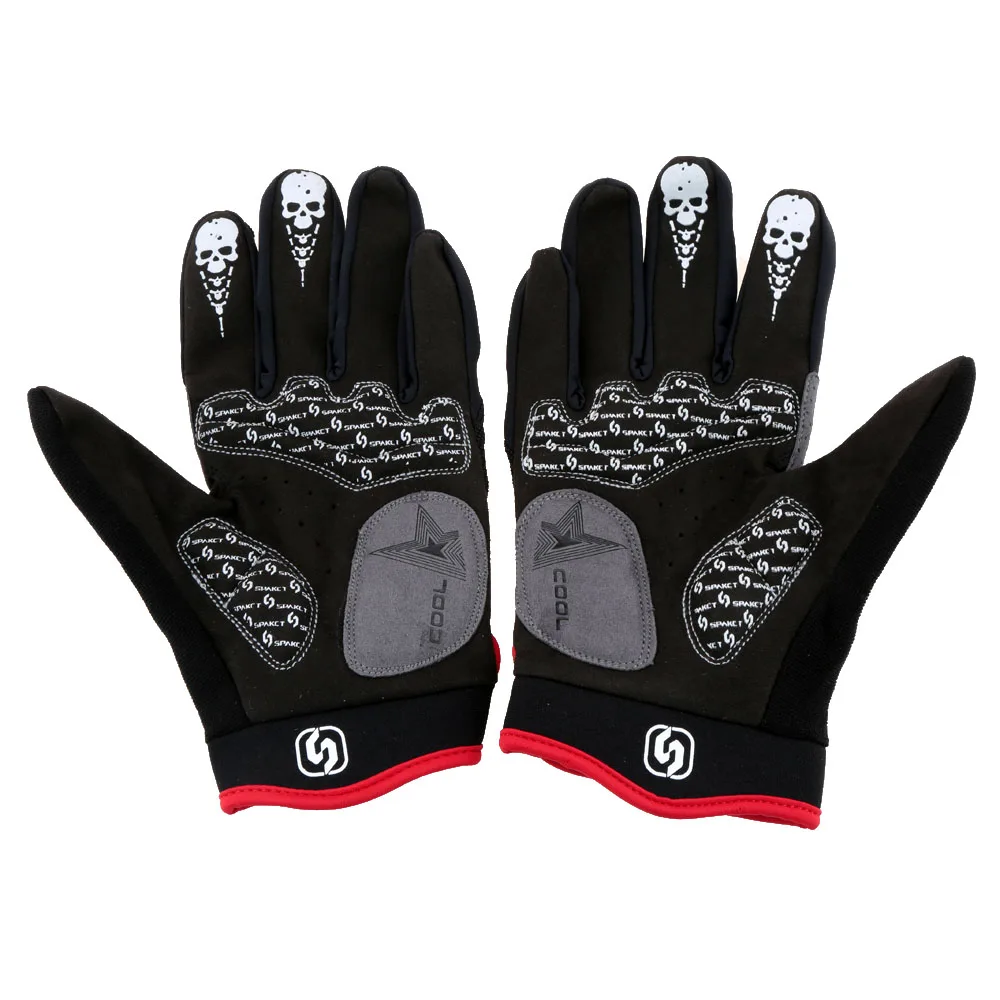 Мужские велосипедные перчатки Нескользящие полный палец велосипедные перчатки дышащие противоударные спортивные перчатки для улицы