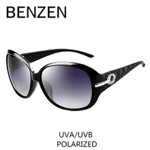 Sunglasses Women Polarized Elegant Rhinestone Ladies Sun Glasses Female Sunglasses Oculos De Sol BENZEN Shades With Case 6008