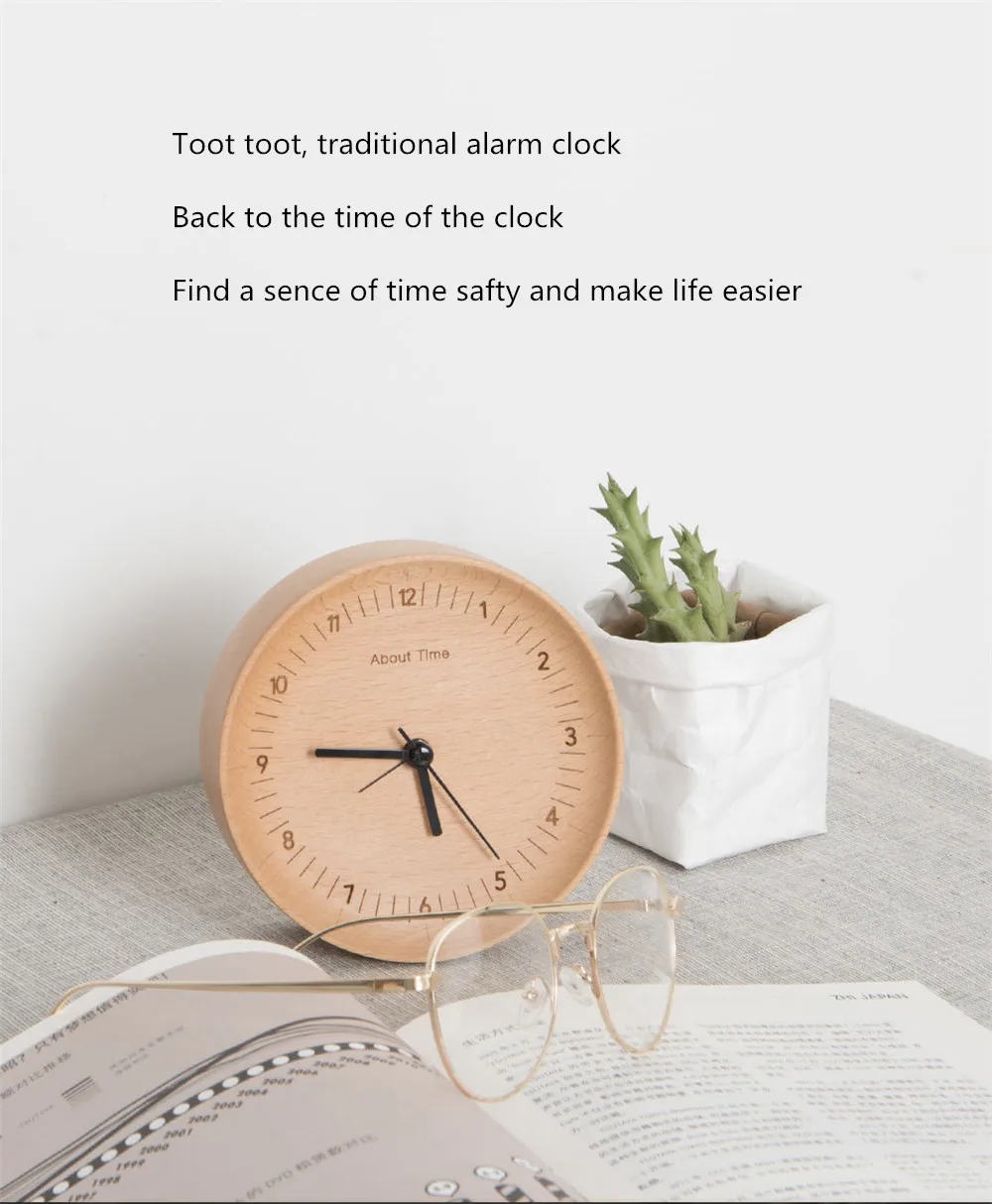 Xiaomi Mute Wooden Alarm Clock (9)