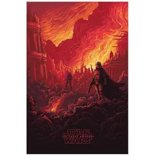 TaaWaa Star Wars The Force Awakens 7 Art Silk Fabric Poster Print 12x18 20x30 inch Movie Kylo Ren Wall Picture for Room Decor