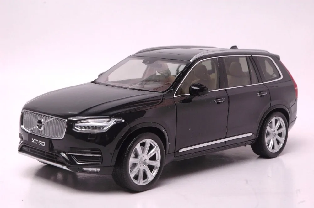 118 Diecast Model for Volvo XC XC90 2015 Black SUV Alloy Toy Car Collection S60in Diecasts