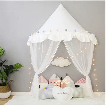 

Baby Cot Canopy Bed Curtains Mosquito Net Baby Bedding Crib Netting Play Tent for Children Play House Girl Boys Room Decoration