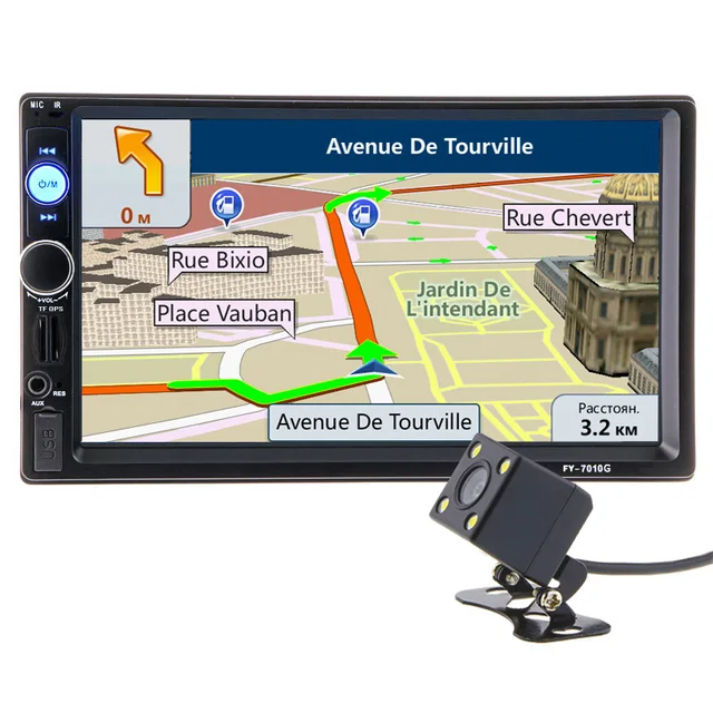 Best Offers 2 din 7 inch HD Car Radio GPS Navigation Player Camera Bluetooth AUX MP3 MP5 Stereo FM Audio USB Auto Electronic 2din Autoradio Best Offers 2 din 7 inch HD Car Radio GPS Navigation Player Camera Bluetooth AUX MP3 MP5 Stereo FM Audio USB Auto Electronic 2din Autoradio