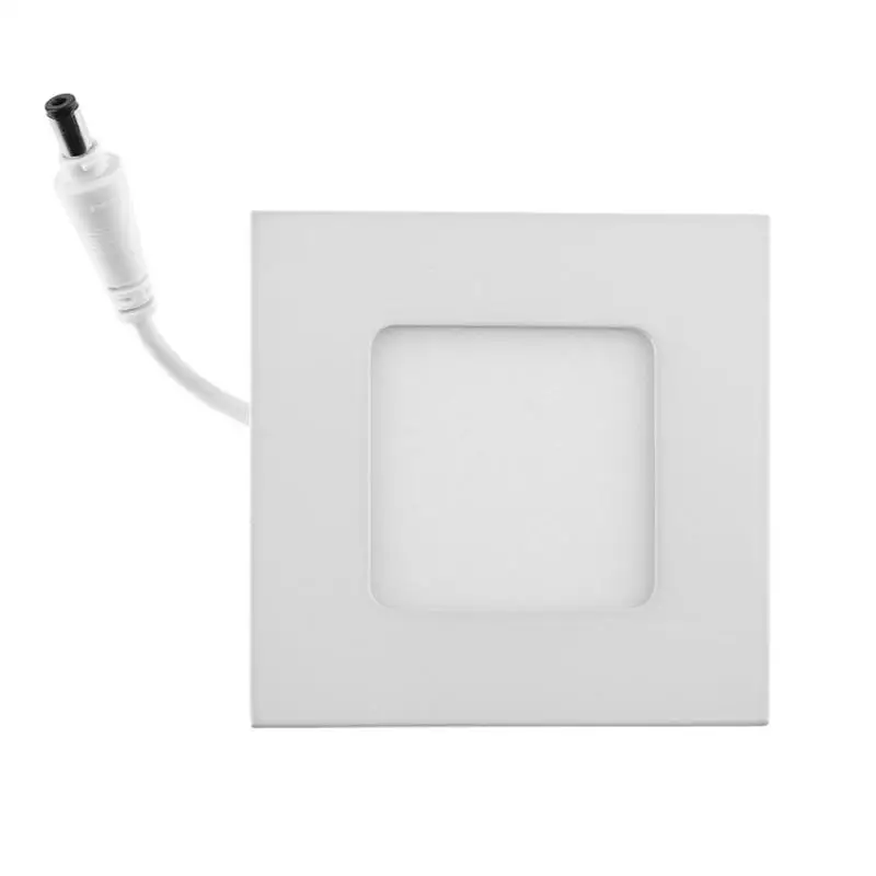 

3W/4W/6W Ultra Thin Ceiling Recessed 2835 15LEDs Square Panel Light Downlight Lamp Useful Home Kitchen Entrance Study Lamp