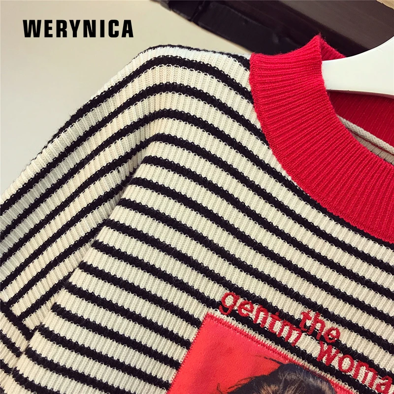 Werynica 2019 весна осень новая модель женского костюма повседневные Костюмы Женская