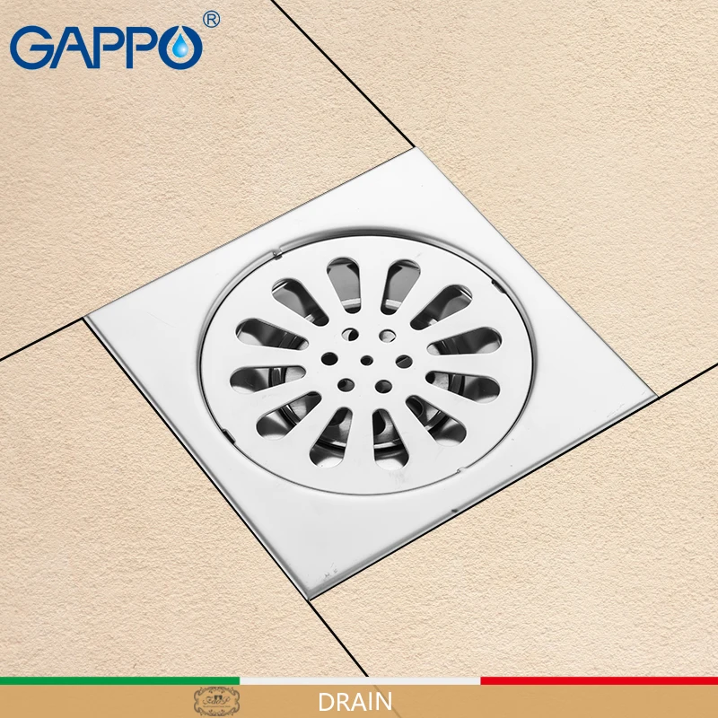 GAPPO Drains Anti odor Bathroom shower Floor Drains bath drainer