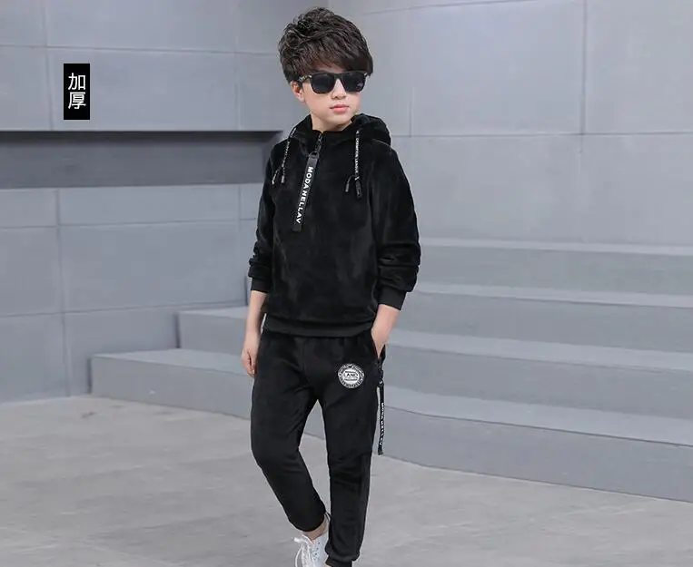 

Boys and girl jacket autumn winter 2018 Gold velvet plus velvet thickened sports warmth coat fn40
