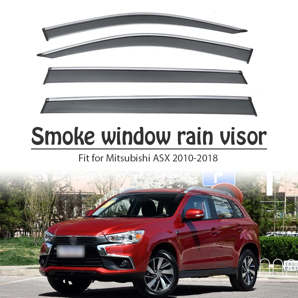 OVERE 1 комплект дым козырек на ветровом стекле для Mitsubishi ASX 2010 2011 2012 2013 дефлекторы аксессуары