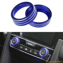 2x алюминиевое кольцо ручка Накладка для- Honda Civic Седан купе, хэтчбек