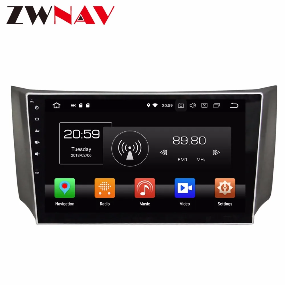 Perfect 4+32G Android 8.0 Car Multimedia Player head unit for Nissan Sylphy 2012 2013 2014 2015 2 din GPS Radio GPS Stereo Audio Player 2